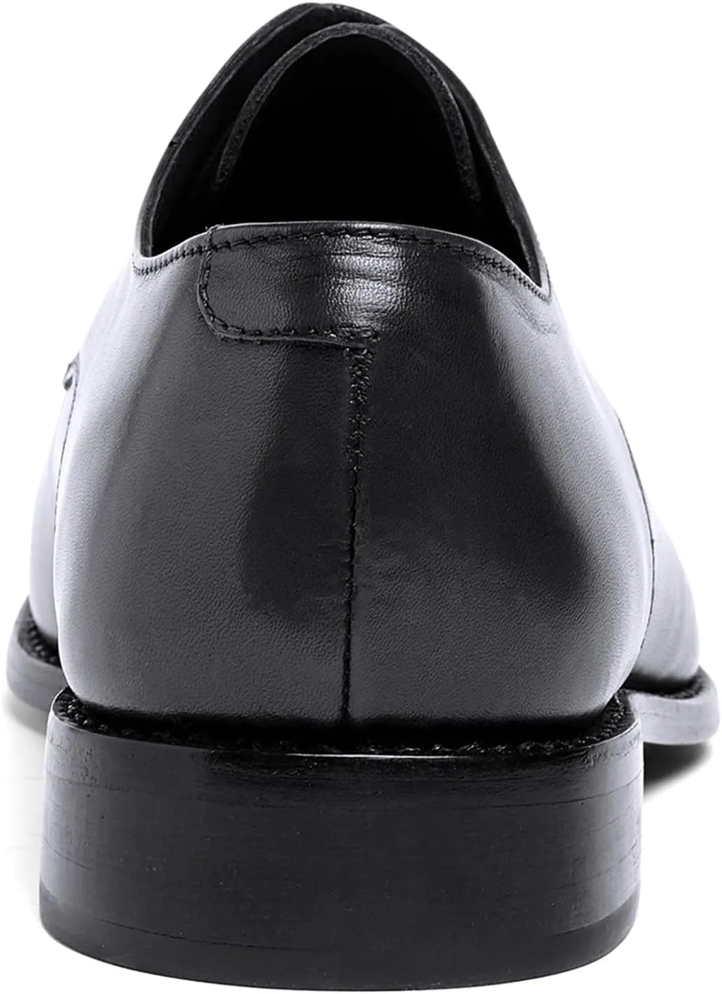 Anthony Veer Truman Derby Oxford Dress Shoes for Men | Lace-Up | Goodyear Welt Construction | Cushioned Footbed & Recraftable Leather Sole with Stacked Heel | Full Grain Calfskin Leather Upper