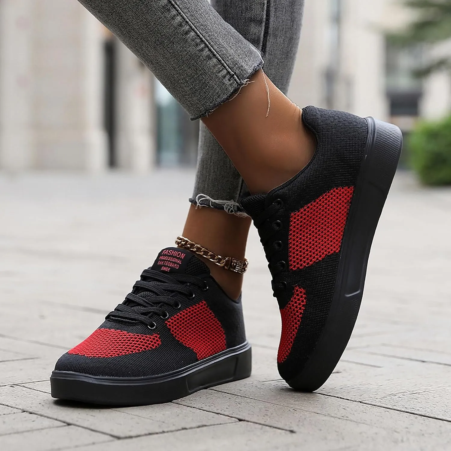 Arch Support Fitness Sneaker for Men Comfortable Lightweight Casual Walking Shoe Men's Comfortable Canvas Shoes