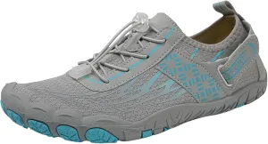 Arch Support Non Slip Minimalist Shoes for Men Breathable Elastic Fly Woven Mesh Sneaker Men's Recovery Shoes