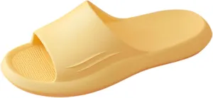 Bath Slippers Lightweight Beach Sandals Soft Sole Open Toe Non Slip Quick Drying Cloud Slides for Women with Arch Support