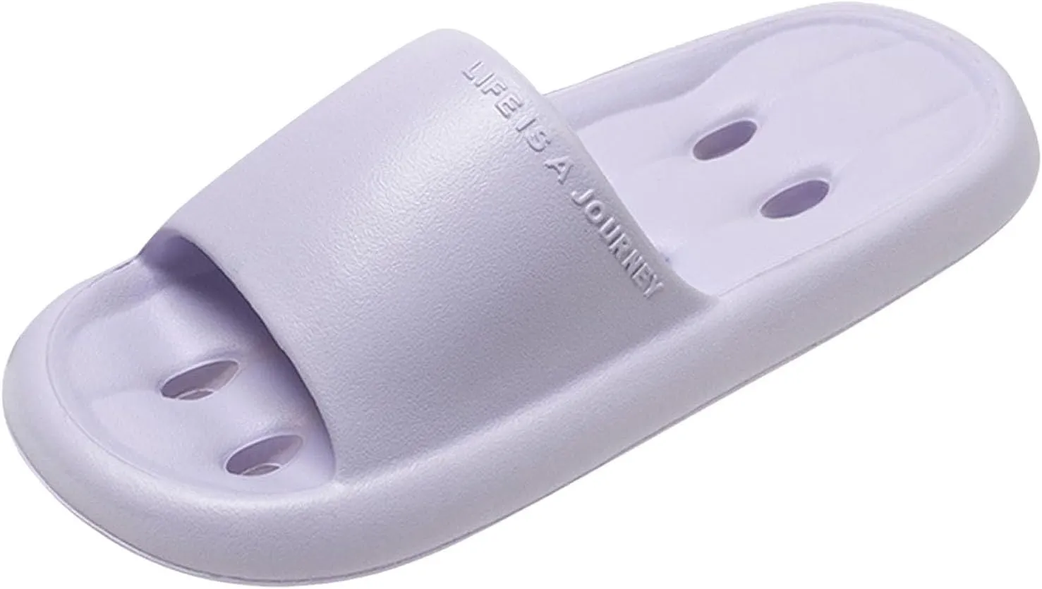 Bath Slippers Lightweight Beach Sandals Soft Sole Open Toe Ultra Comfort Recovery Pillow Slippers Slides