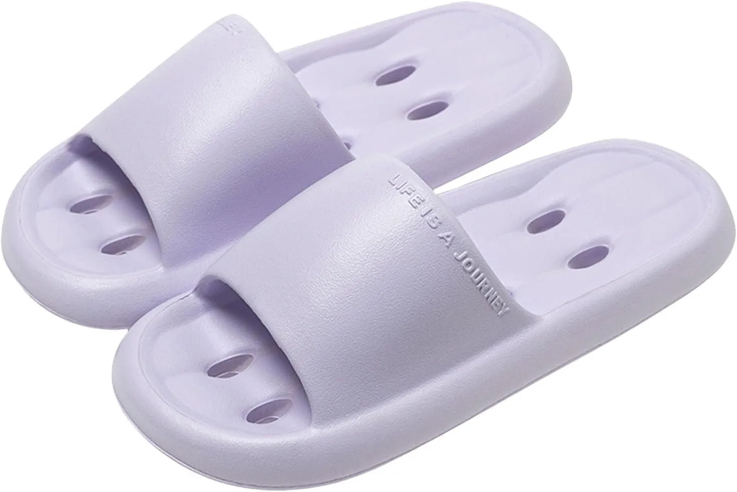 Bath Slippers Lightweight Beach Sandals Soft Sole Open Toe Ultra Comfort Recovery Pillow Slippers Slides