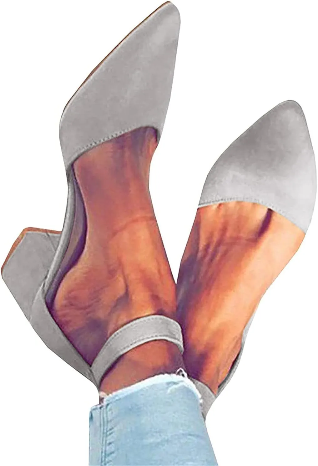 Block Heels for Women Latin Dance Shoes Chunky Heeled Ballroom Tango Strappy Heels Party Sequin Dance Shoes