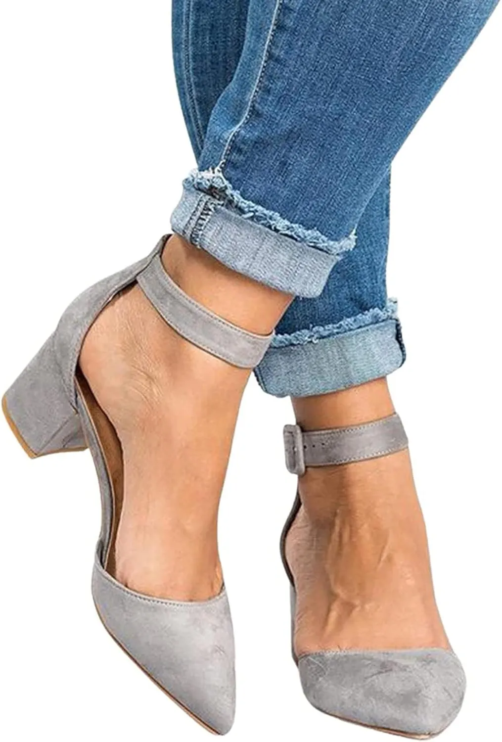 Block Heels for Women Latin Dance Shoes Chunky Heeled Ballroom Tango Strappy Heels Party Sequin Dance Shoes