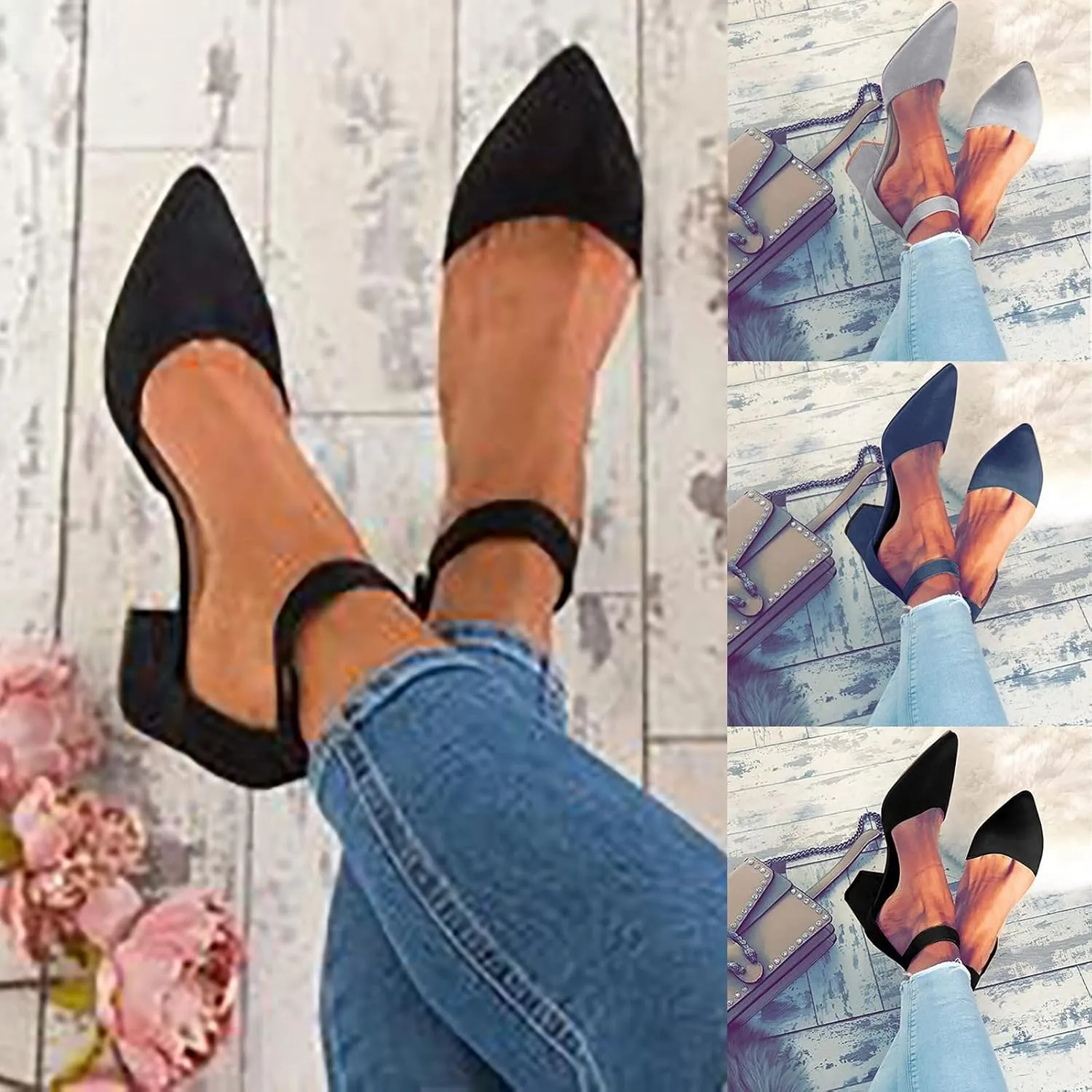 Block Heels for Women Latin Dance Shoes Chunky Heeled Ballroom Tango Strappy Heels Party Sequin Dance Shoes