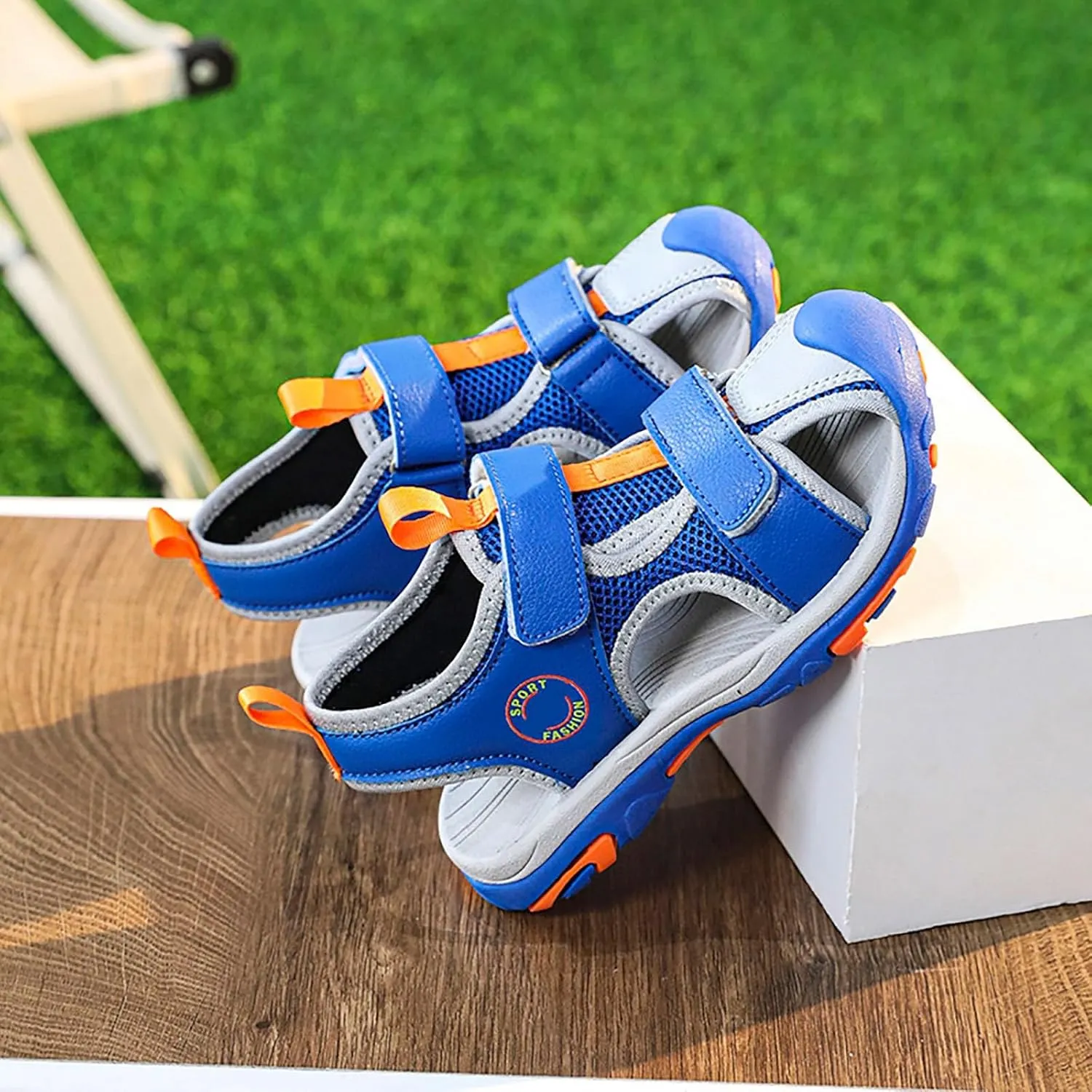 Boy Shoes Comfortable Soft Sole Closed Toe Sandals Fashionable Thick Sole Beach Sandals Dress Girls Size 13