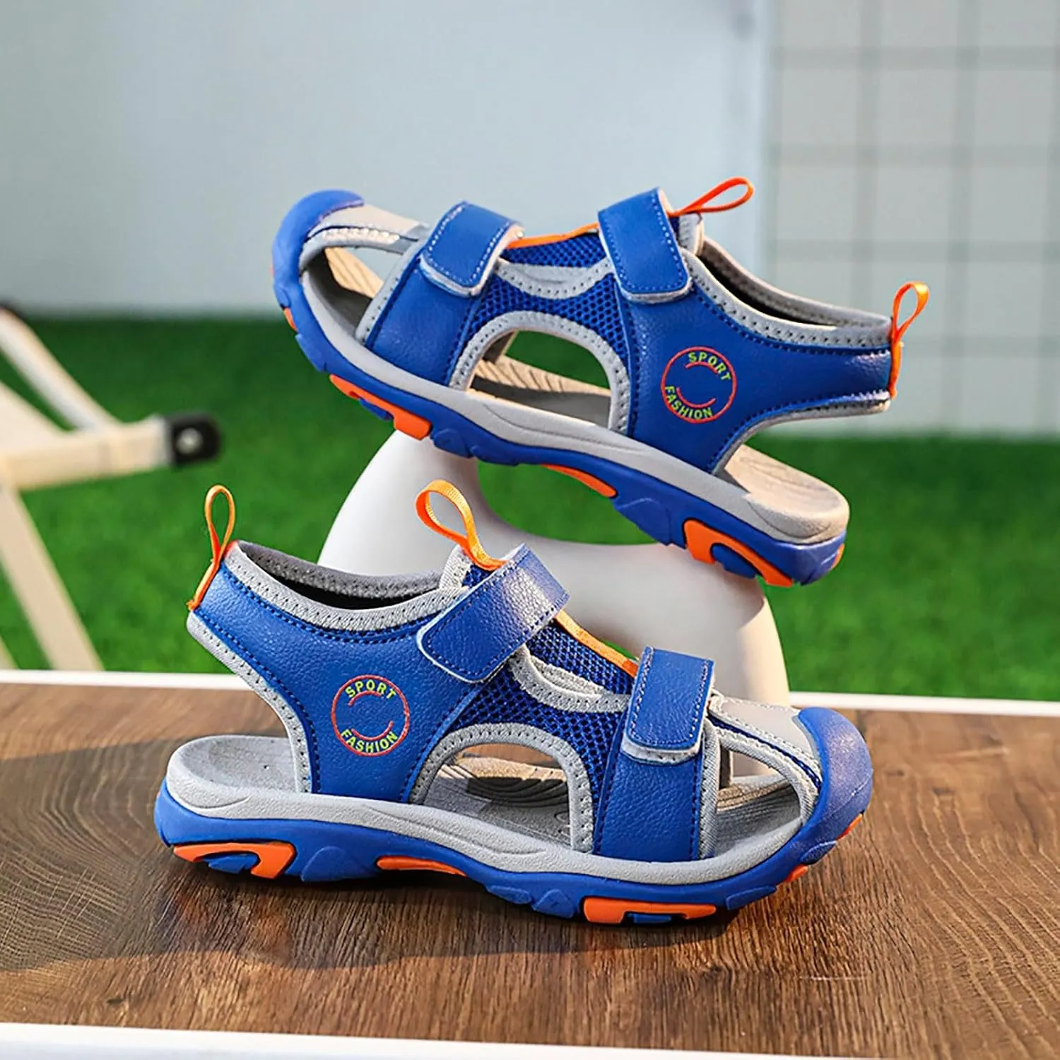 Boy Shoes Comfortable Soft Sole Closed Toe Sandals Fashionable Thick Sole Beach Sandals Dress Girls Size 13