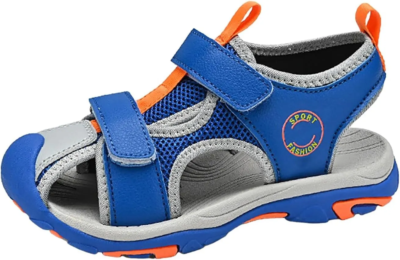Boy Shoes Comfortable Soft Sole Closed Toe Sandals Fashionable Thick Sole Beach Sandals Dress Girls Size 13