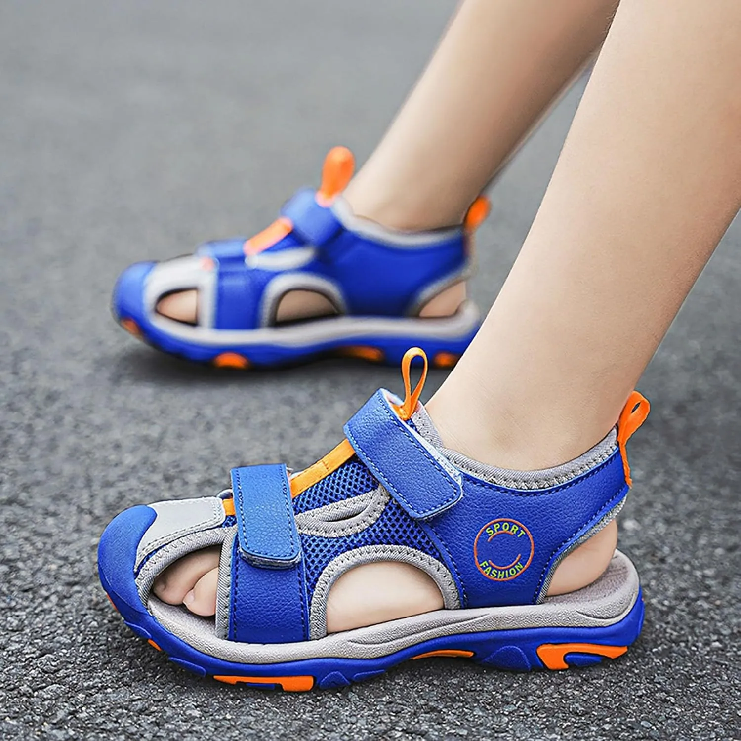 Boy Shoes Comfortable Soft Sole Closed Toe Sandals Fashionable Thick Sole Beach Sandals Dress Girls Size 13