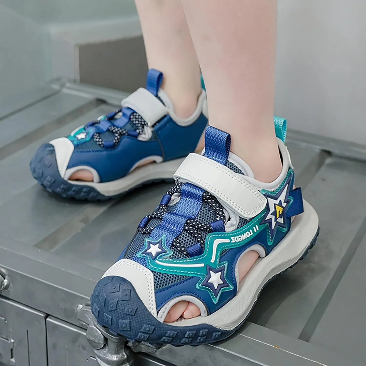 Boy Shoes Comfortable Soft Sole Closed Toe Sandals Fashionable Thick Sole Beach Sandals Girl Sandal Girls Samdals