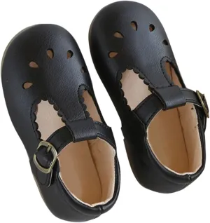 Children's Sandals Summer Solid Soft Sole Hollow Buckle Walking Shoes Birthday School Sandals for Girl Toddler