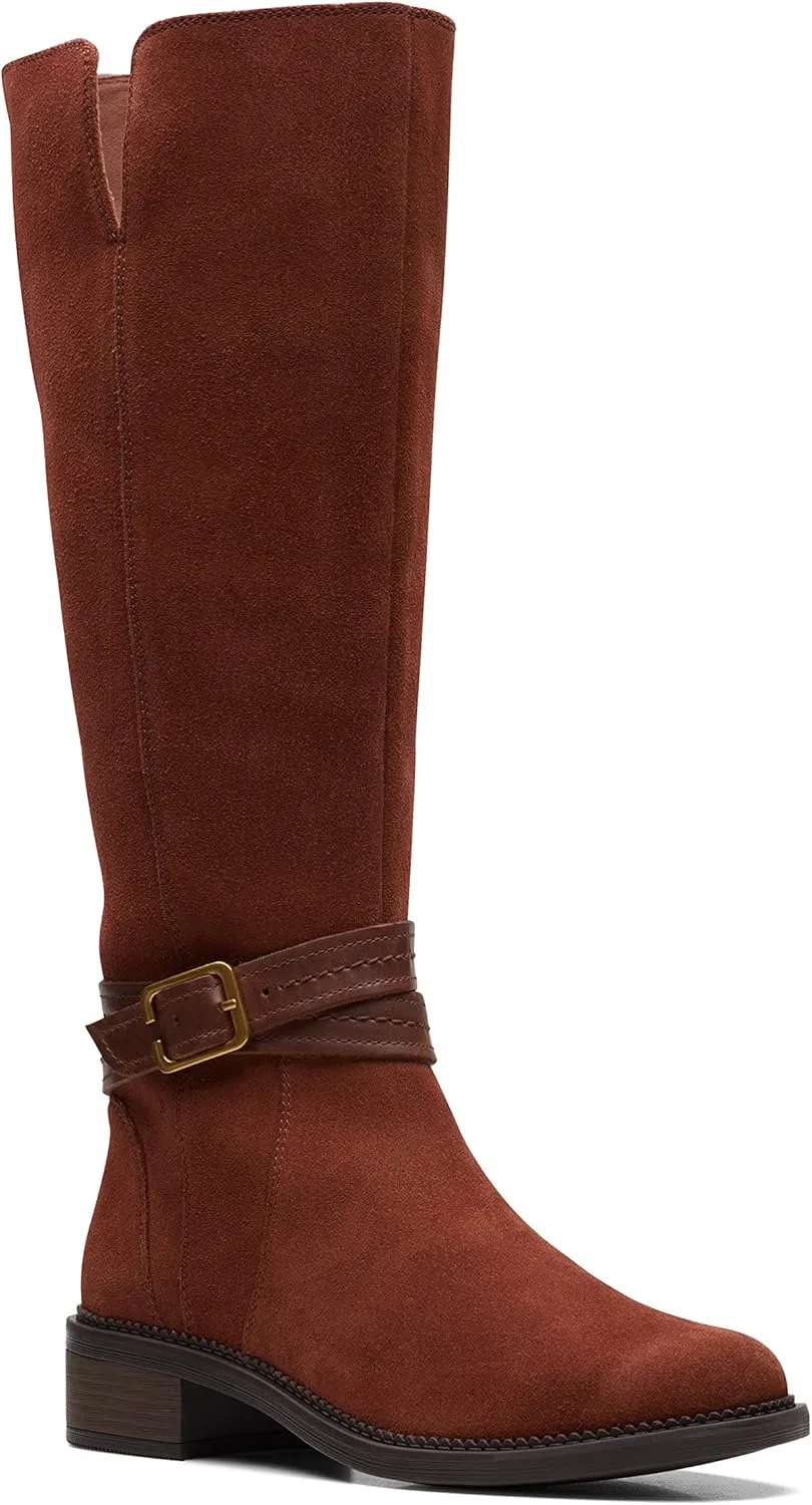 Clarks Women's Maye Shine Knee-High Boot
