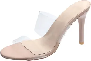Clear Heels for Women 2025 Sexy High Heel Stiletto Clear Platform Sandal Heels Exotic Platform Dancer Shoes