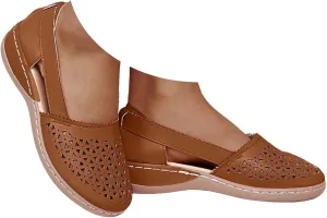 Closed Toe Sandals Women Dressy Heel 2025 Orthopedic Loafers in Breathable soft sole Comfort Hollow Flats Summer Casual Slip On Shoes