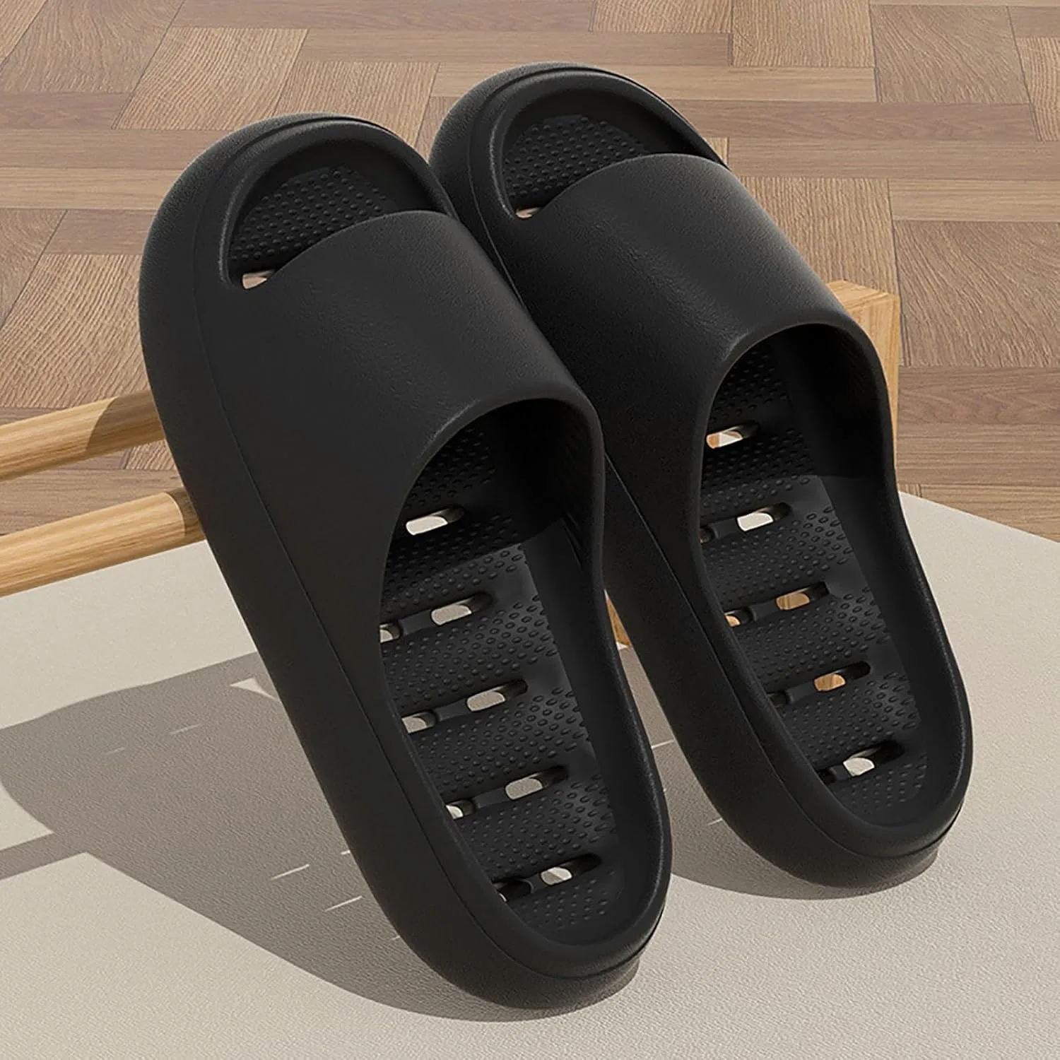 Cloud Slides Lightweight Beach Sandals Soft Sole Open Toe Slide Slippers for Bathroom House Slipper Outdoor