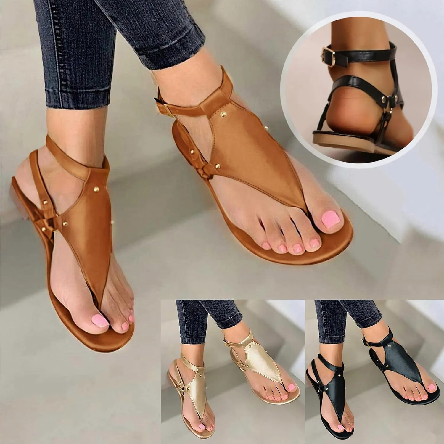 Comfortable Slip on Slide Sandals for Women Comfortable Casual Summer Cool Shoes Beach Non Slip Flat Sandals