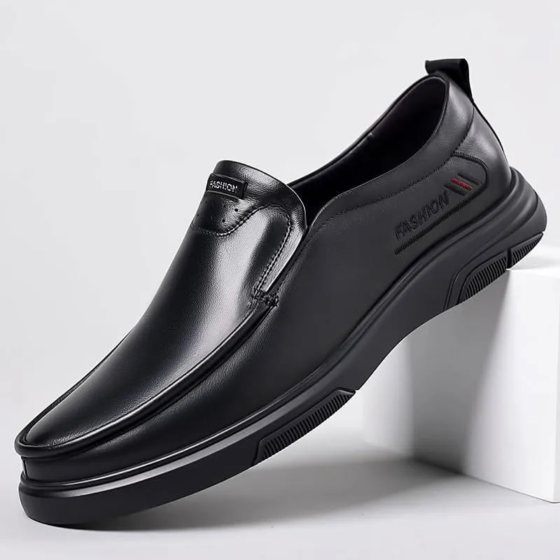 Contemporary Plain Toe Derby Shoes for Men Polished Finish Office Wear Black Tie Events Memory Foam Comfort Technology