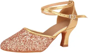 Dress Shoes for Women Closed Toe High Chunky Block Heels Comfortable Formal Heels Vintage Round Toe Pumps Shoes