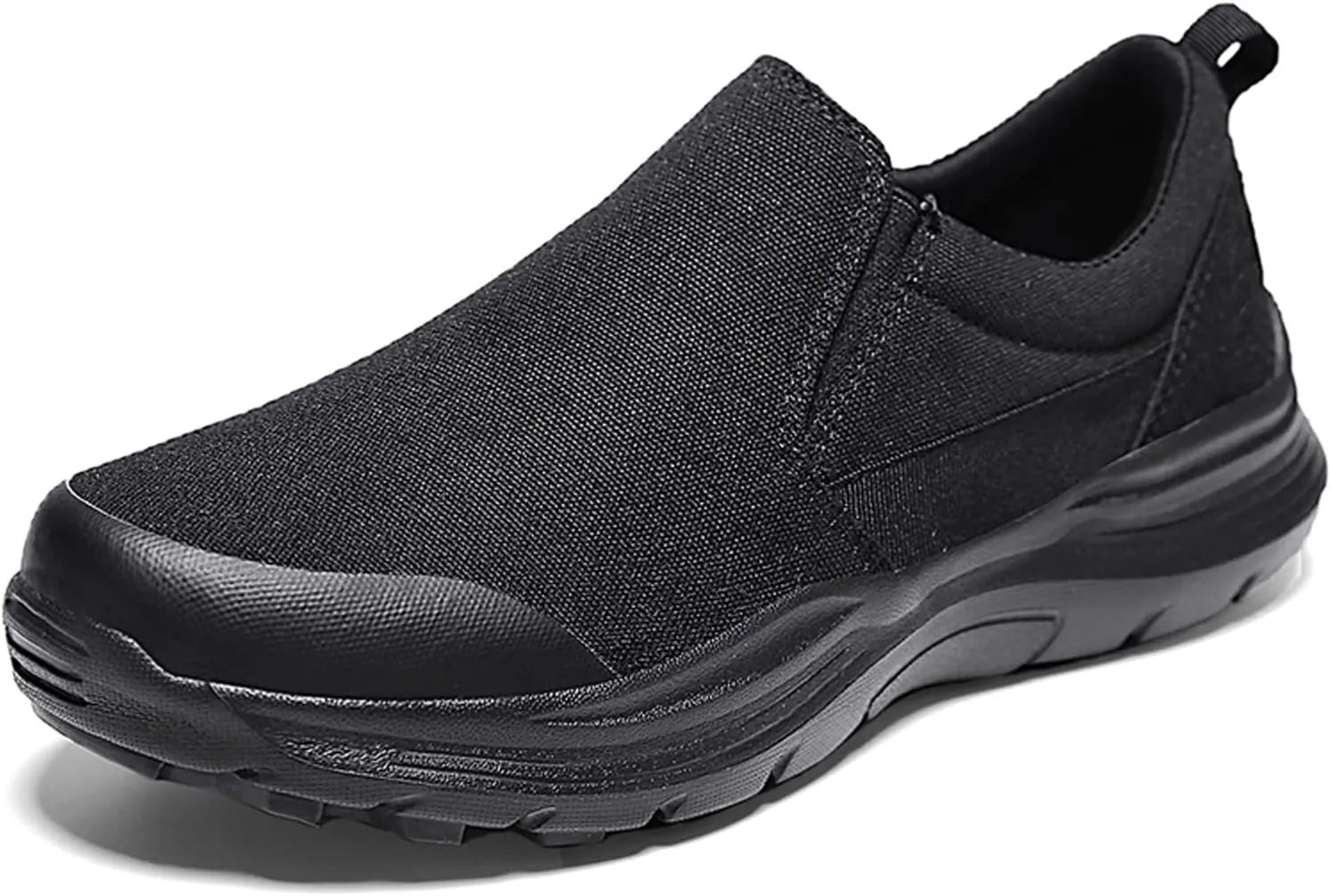 EFTCAL Men's Lightweight Breathable Canvas Shoes,Comfortable Slip On Loafers Outdoor Casual Sneakers Running Shoes