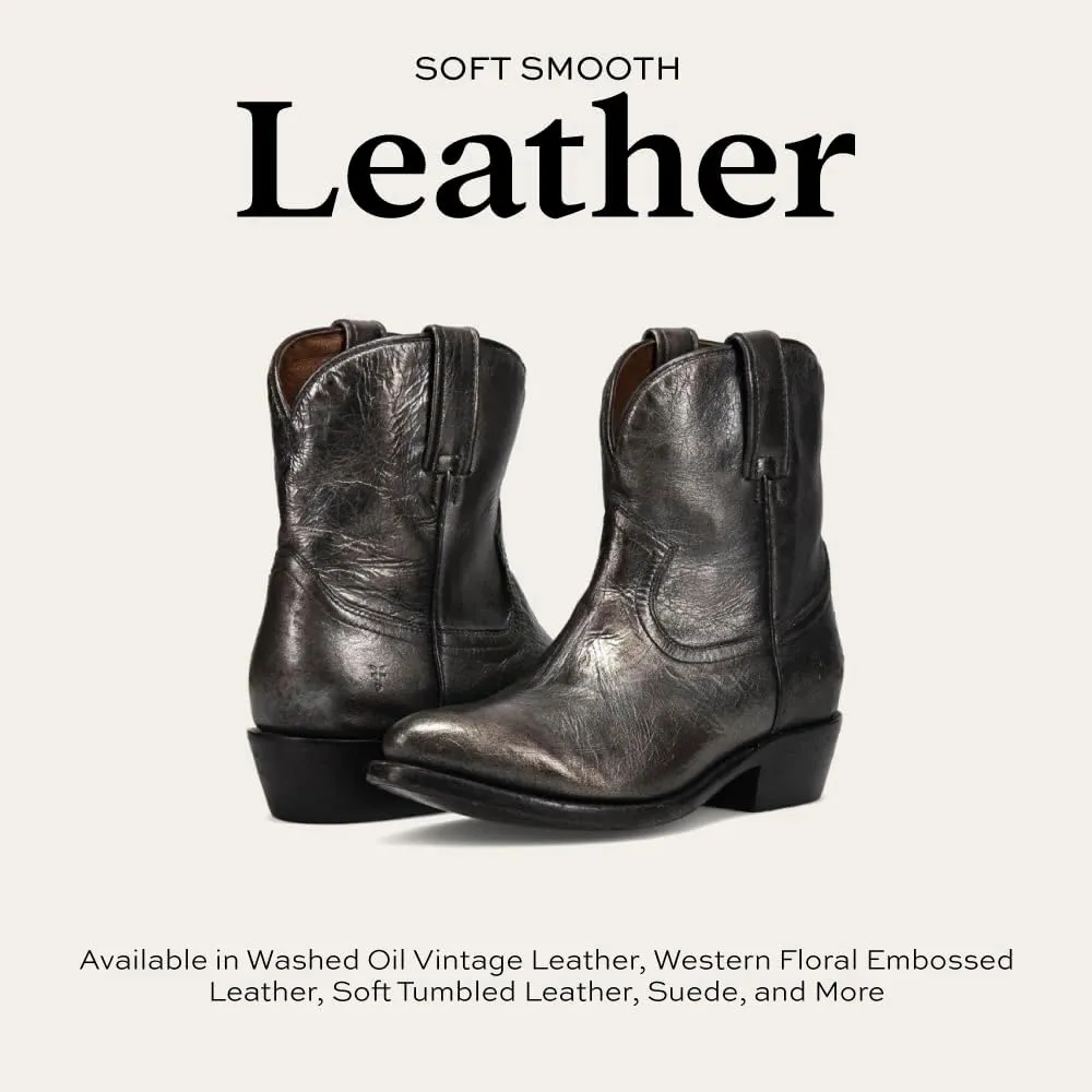 Frye Billy Short Women's Leather Western Boot - Classic Cowgirl Style, Durable Craftsmanship, Comfortable Fit