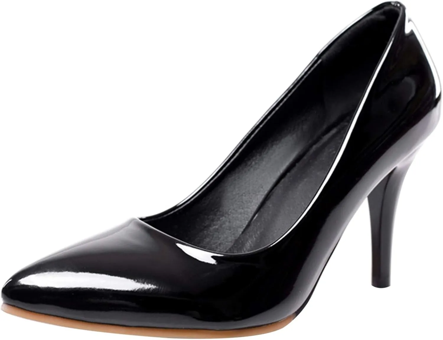 Gicoiz Footwear Womens Basic Stiletto Heel Pumps Formal Dress