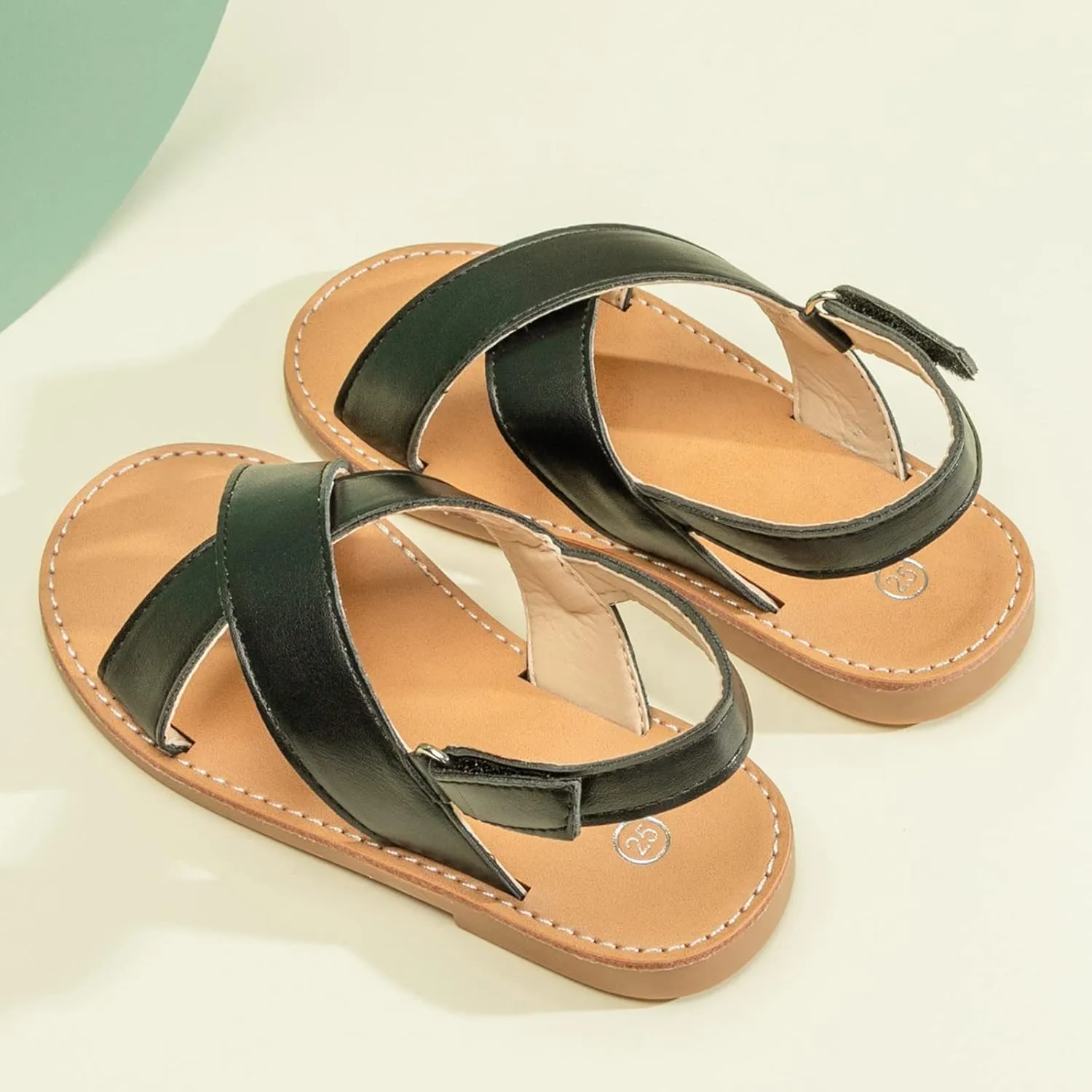 Girls Fashion Foot Warmer Children Shoes Fashion Comfortable Soft Sole Sandals Beach Outdoor Flat Casual Sandals