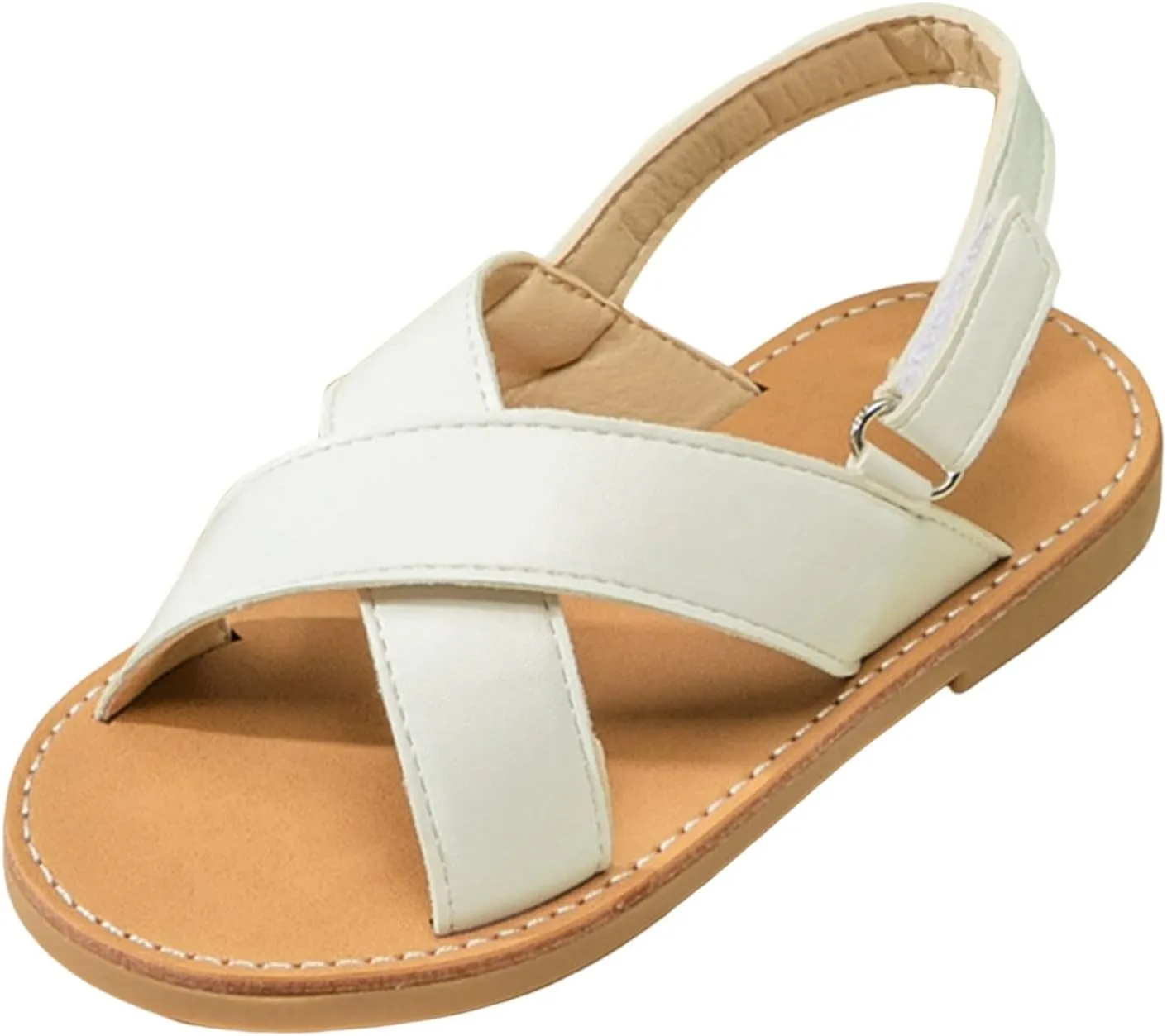 Girls Fashion Foot Warmer Children Shoes Fashion Comfortable Soft Sole Sandals Beach Outdoor Flat Casual Sandals