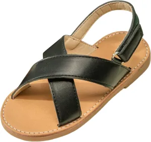 Girls Fashion Foot Warmer Children Shoes Fashion Comfortable Soft Sole Sandals Beach Outdoor Flat Casual Sandals