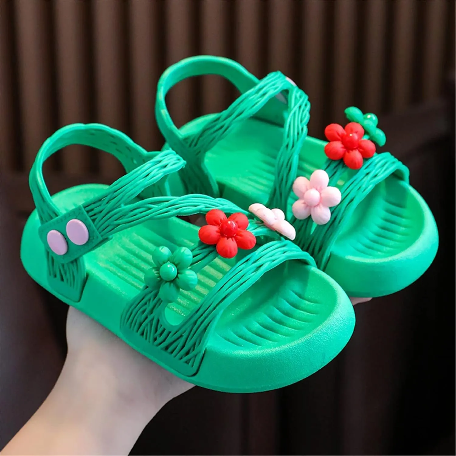 Girls Flip Flops Children Shoes Summer Soft Sole Soft Comfortable Fashion Shoes Large Medium Kid Strap