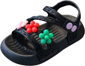 Girls Flip Flops Children Shoes Summer Soft Sole Soft Comfortable Fashion Shoes Large Medium Kid Strap