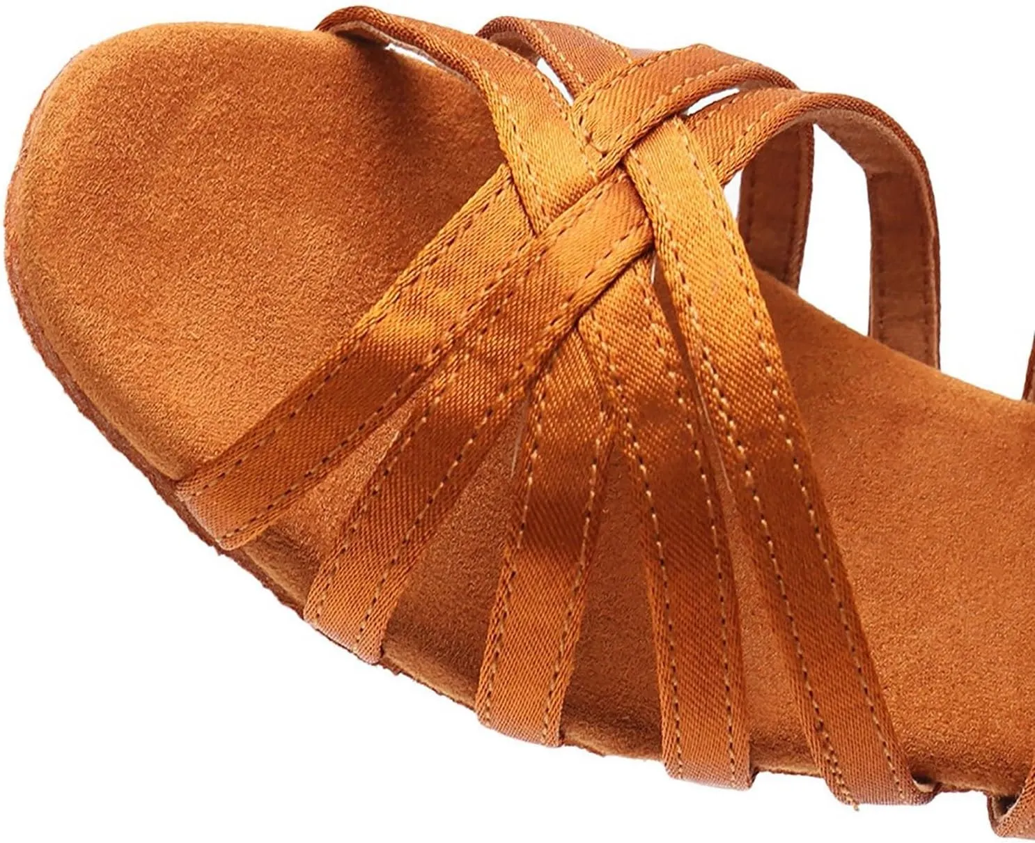 Girls Sandals Comfortable Soft Sole Small Thick Heel Children Dance Shoes Fashionable Soft Sole Dance Girls Samdals