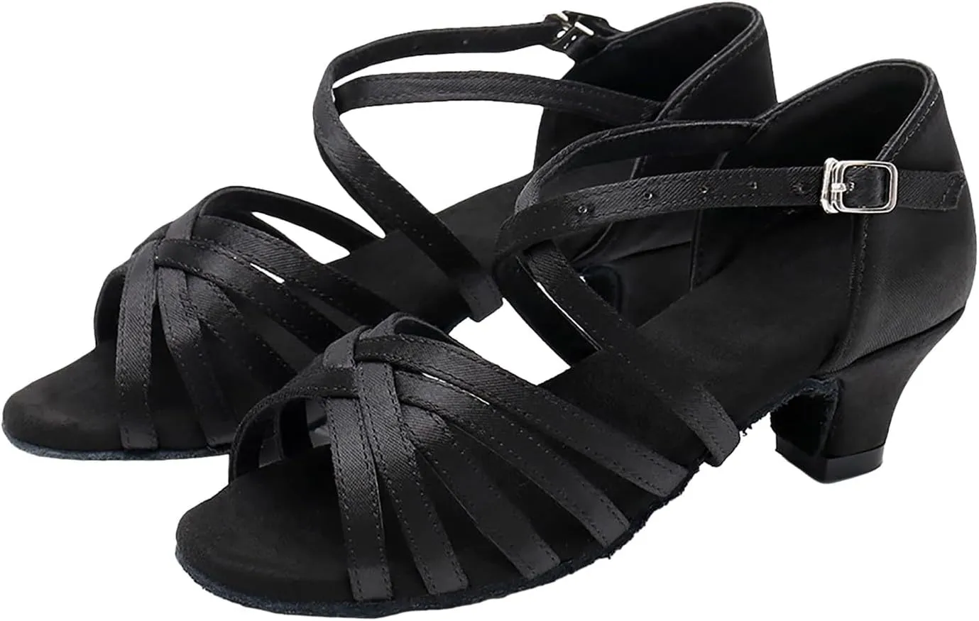 Girls Sandals Comfortable Soft Sole Small Thick Heel Children Dance Shoes Fashionable Soft Sole Dance Girls Samdals