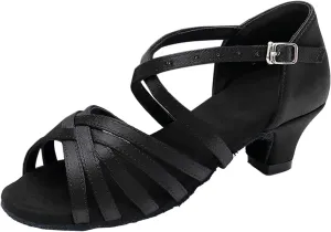 Girls Sandals Comfortable Soft Sole Small Thick Heel Children Dance Shoes Fashionable Soft Sole Dance Girls Samdals