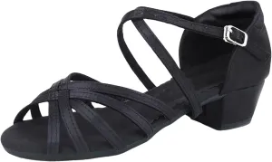 Girls Sandals Comfortable Soft Sole Small Thick Heel Children Dance Shoes Fashionable Soft Sole Dress Sandals for Girls