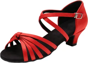 Girls Sandals Comfortable Soft Sole Small Thick Heel Children Dance Shoes Fashionable Soft Sole Girls Size 3 Sandals