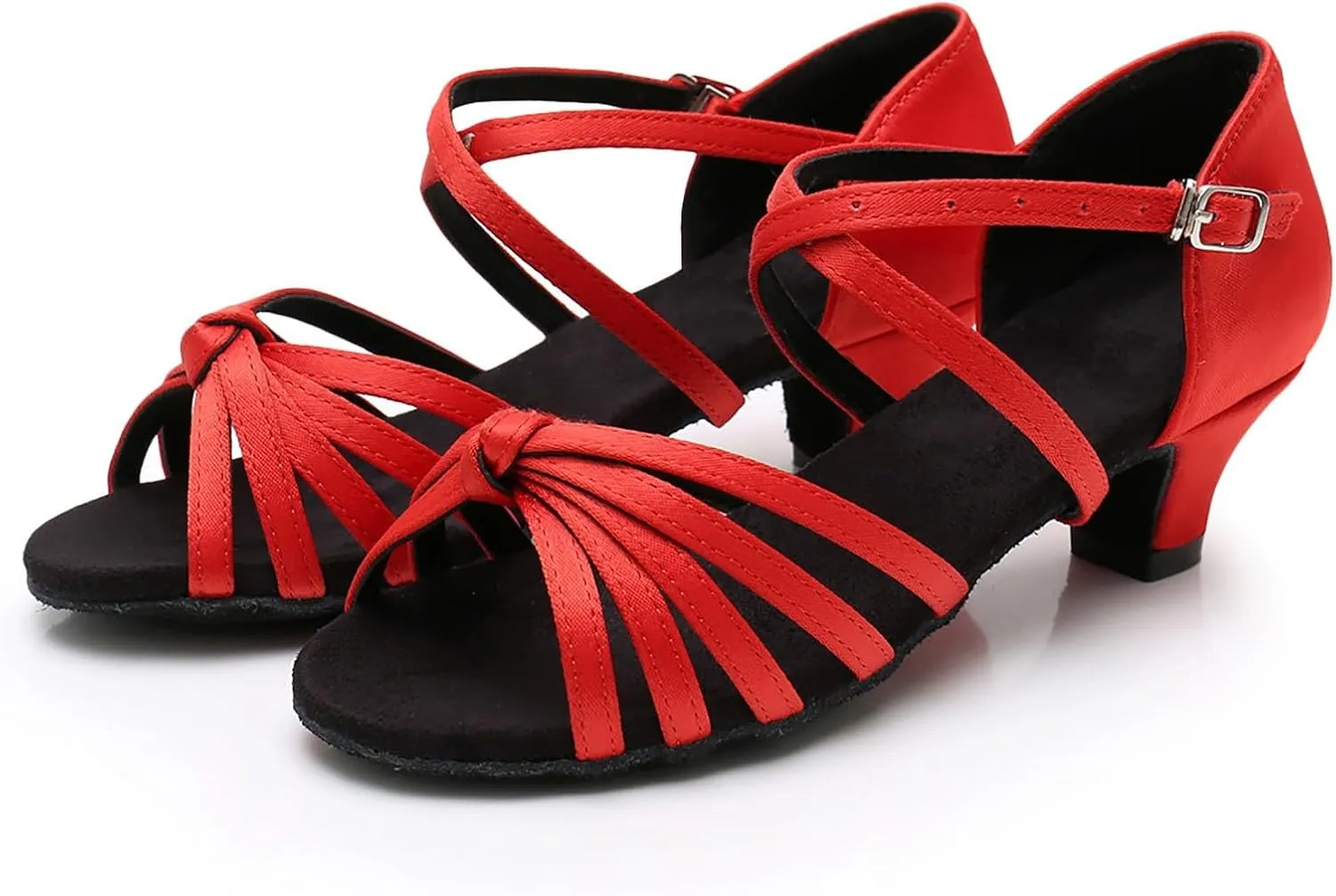 Girls Sandals Comfortable Soft Sole Small Thick Heel Children Dance Shoes Fashionable Soft Sole Girls Size 3 Sandals