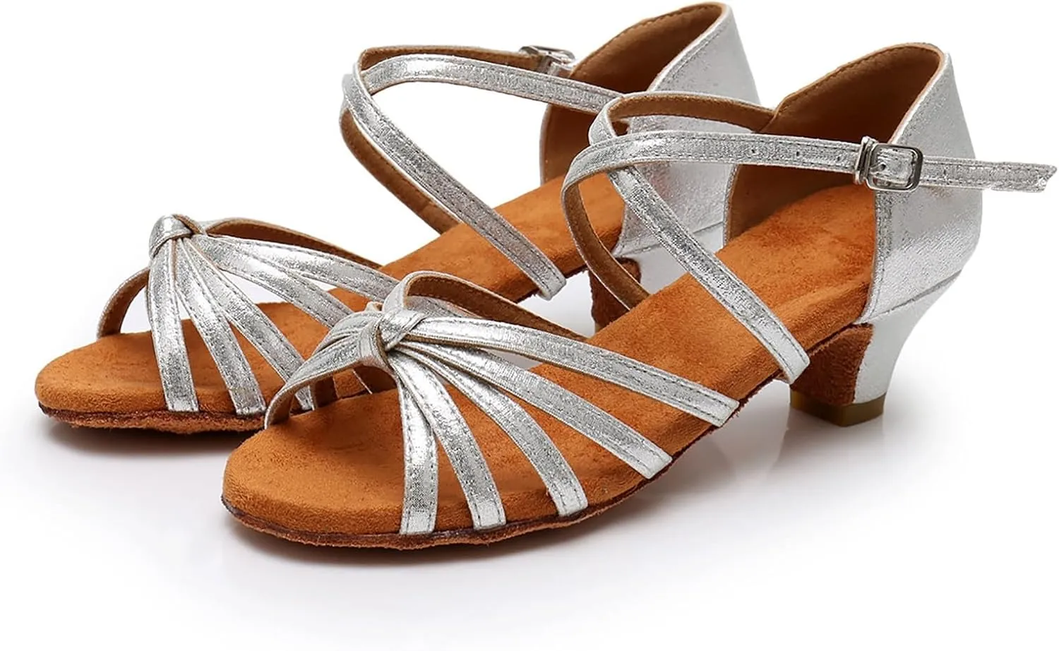 Girls Sandals Comfortable Soft Sole Small Thick Heel Children Dance Shoes Fashionable Soft Sole Girls Size 3 Sandals