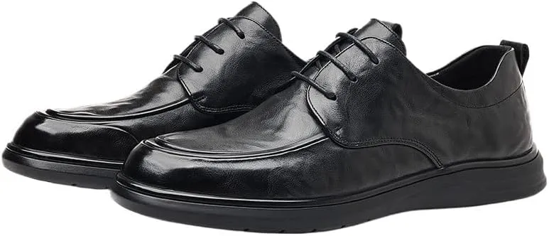 Handcrafted Men's Wingtip Oxford Dress Shoes Polished Finish Business Meetings Evening Events Comfort Arch Support