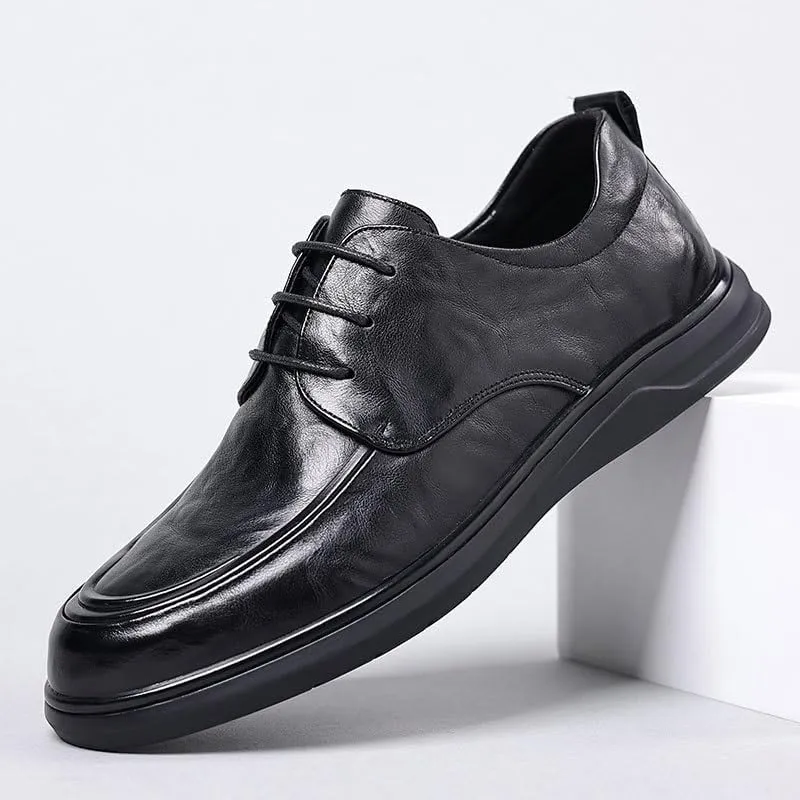 Handcrafted Men's Wingtip Oxford Dress Shoes Polished Finish Business Meetings Evening Events Comfort Arch Support