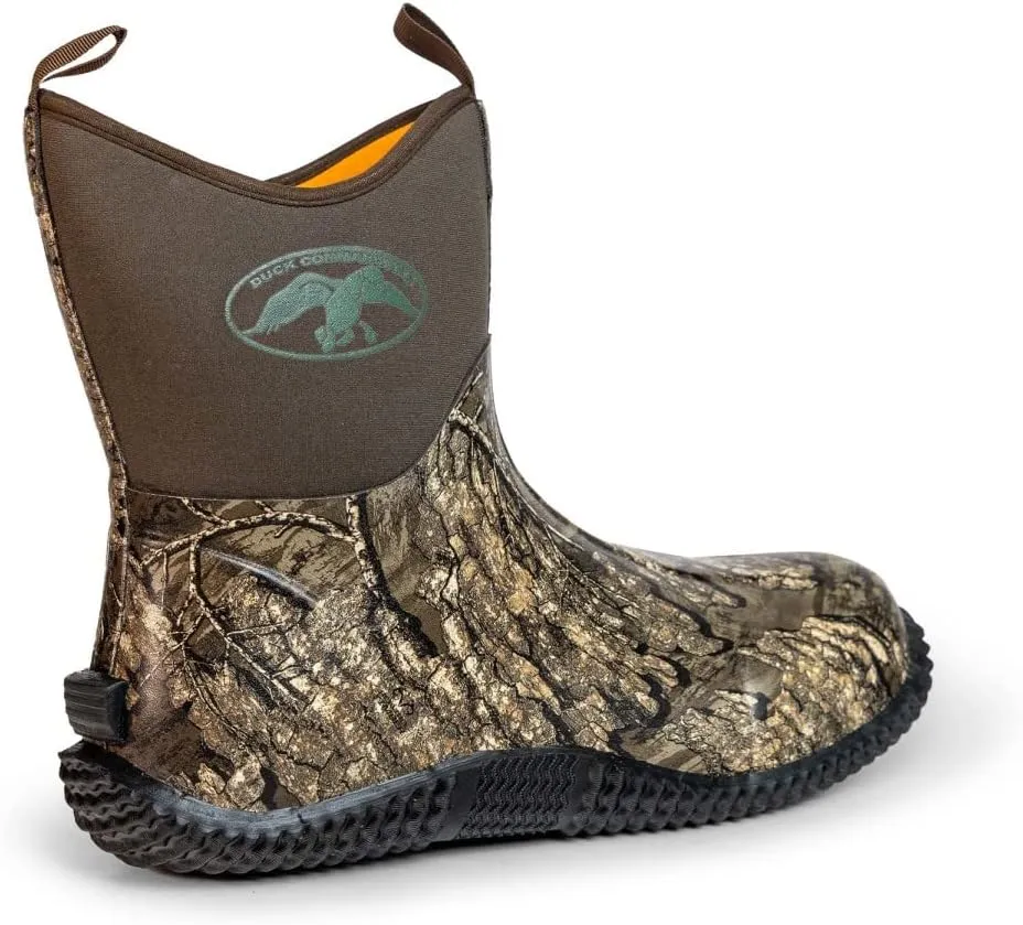 HOT SHOT Duck Commander x Countryman Mens Hunting Ankle Boot | Durable Neoprene | Waterproof | Lightweight Camouflage Boots