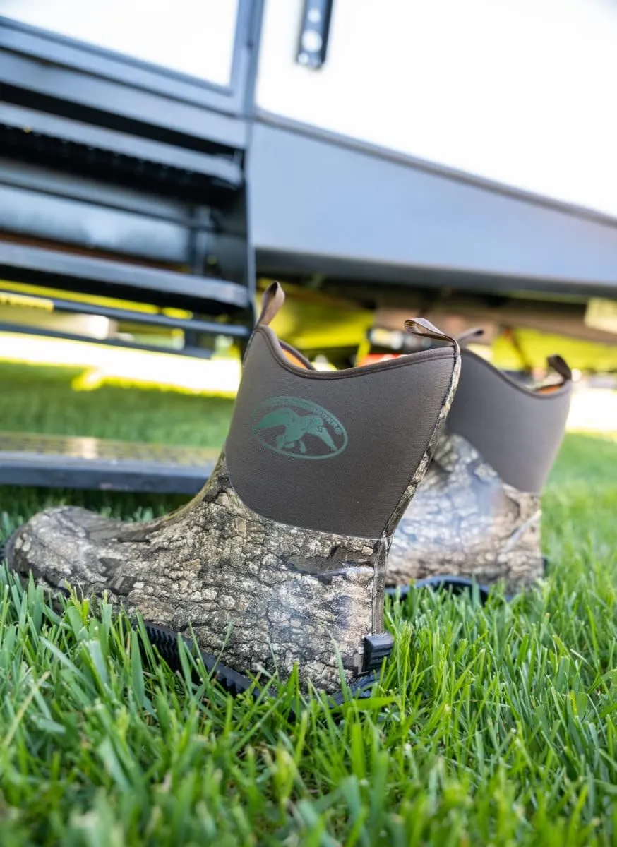 HOT SHOT Duck Commander x Countryman Mens Hunting Ankle Boot | Durable Neoprene | Waterproof | Lightweight Camouflage Boots