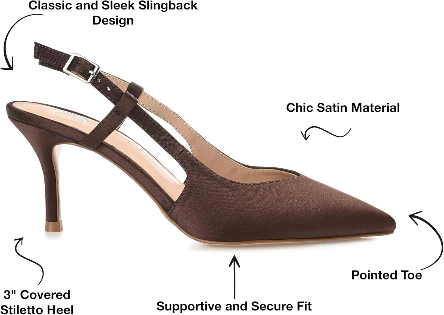Journee Collection Women's Knightly Pump