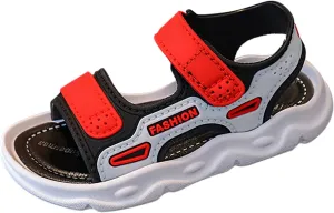 Kid Boys Soft Sole Open Toe Athletic Sandals for Outdoor Walking Breathable Non Slip Size 8 Toddler Boy Sandals