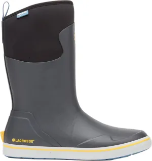 LaCrosse Alpha Deck Boot 12" - Men's Green Rain Boots, Waterproof, Durable, Comfortable Fit