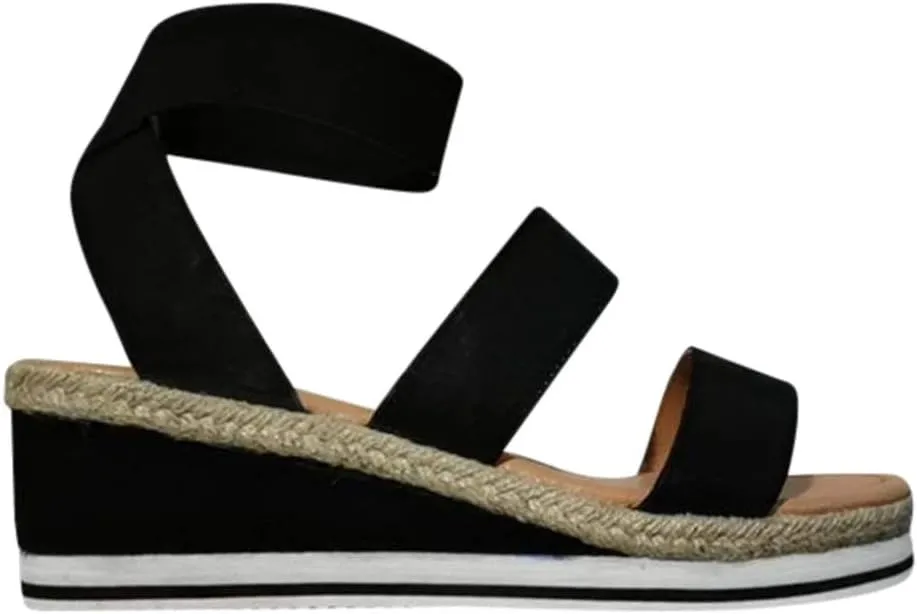 Lady Bandage Wedge Sandals for Women Summer Sandals Open Toe Platform Sandals