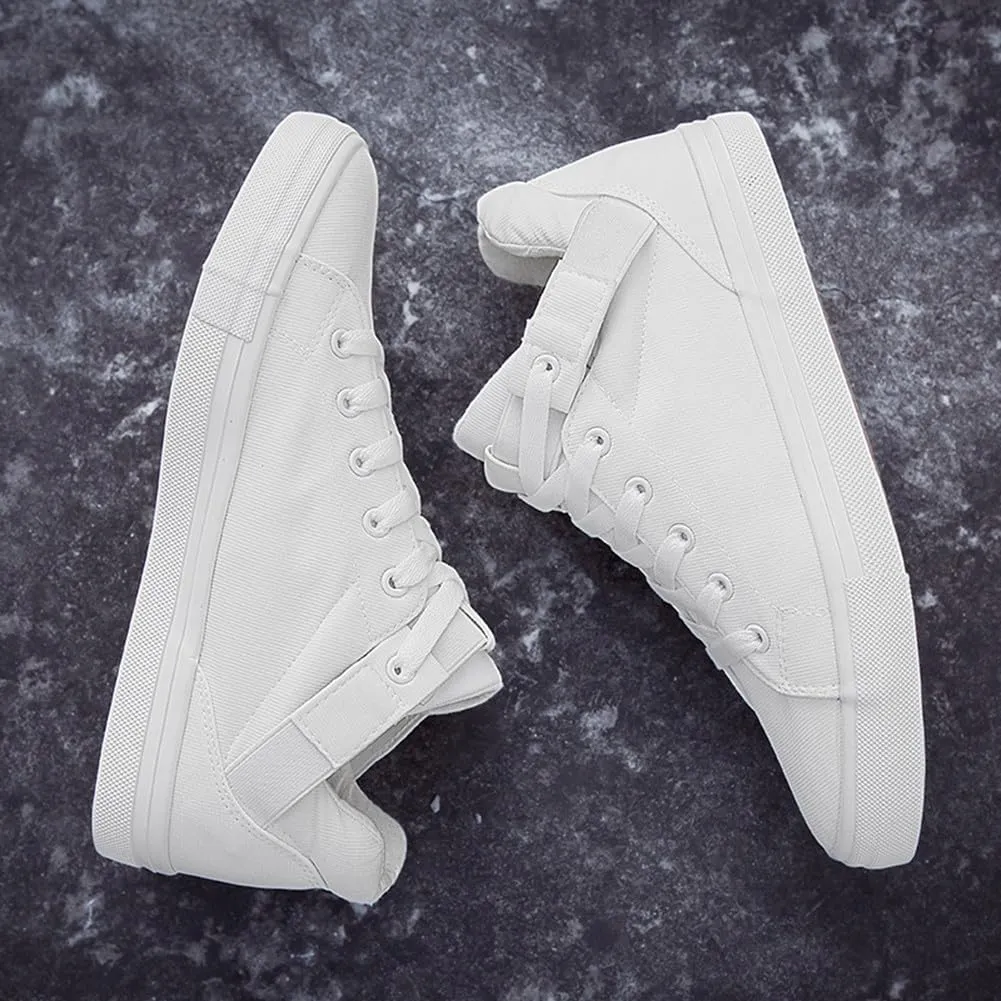 MAUGELY Men's Casual Canvas Shoes Breathable Fashion Walking Board Shoes