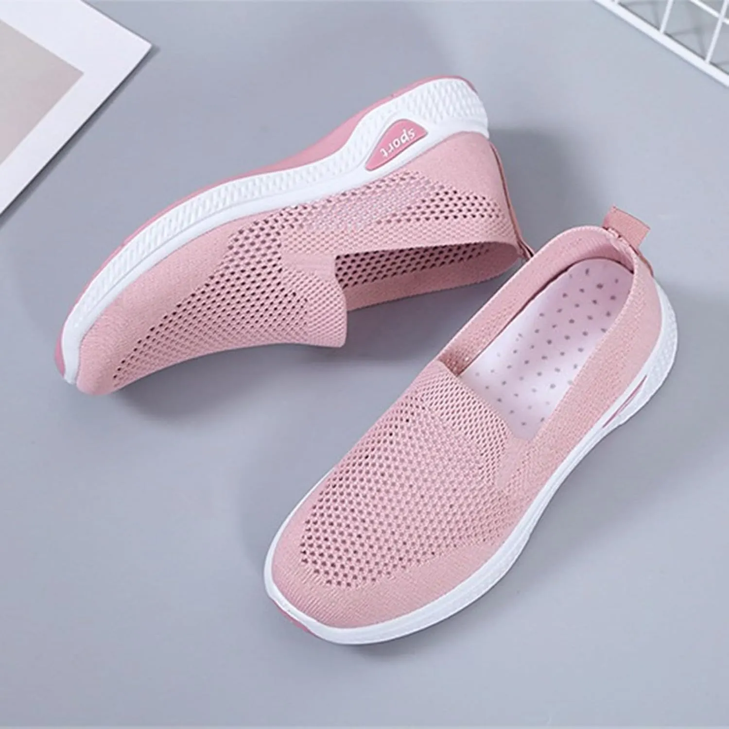 Mens Casual Dress Shoes Fashion Mesh Oxfords Business Walking Work Sneakers Comfortable Lightweight Cushion Sneaker
