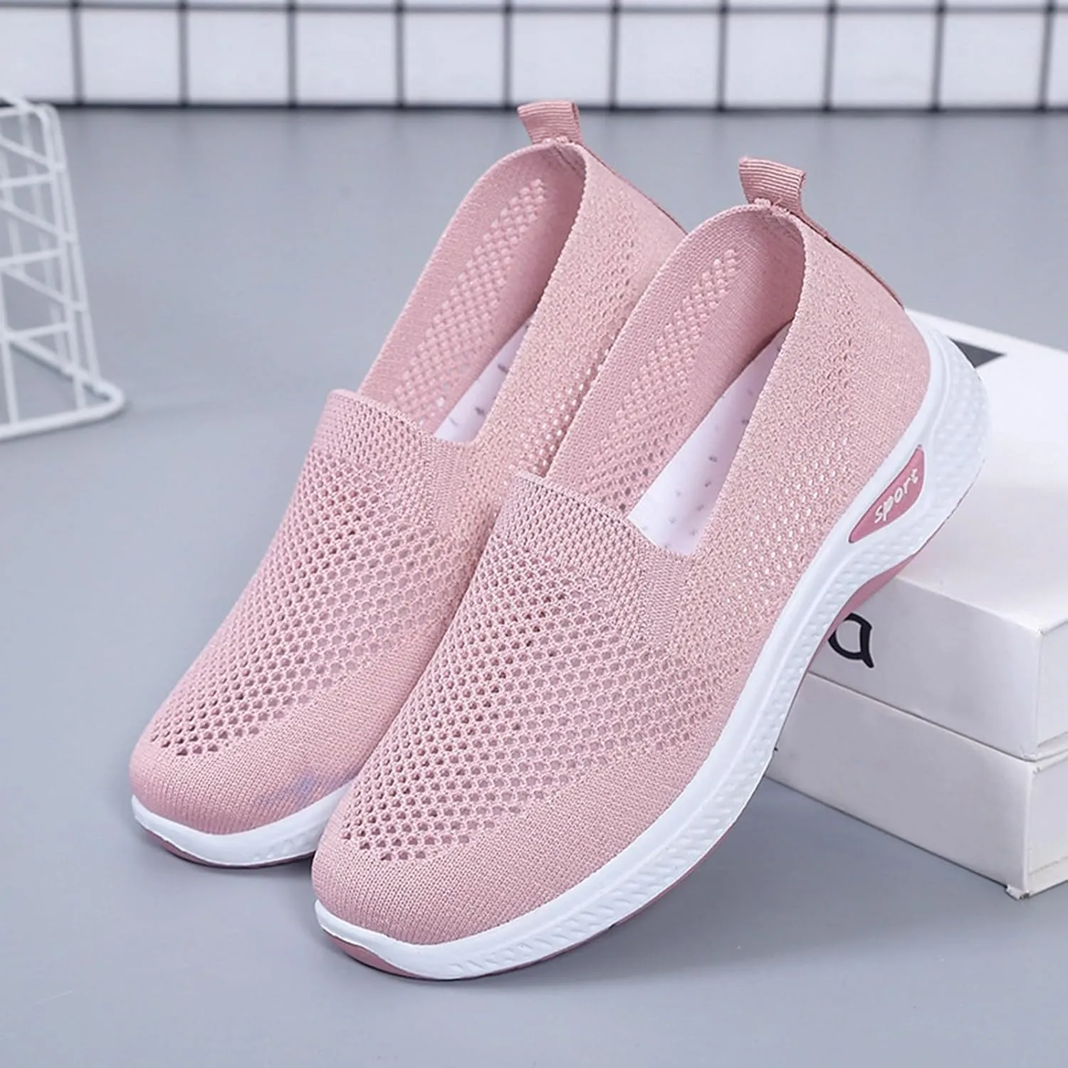 Mens Casual Dress Shoes Fashion Mesh Oxfords Business Walking Work Sneakers Comfortable Lightweight Cushion Sneaker