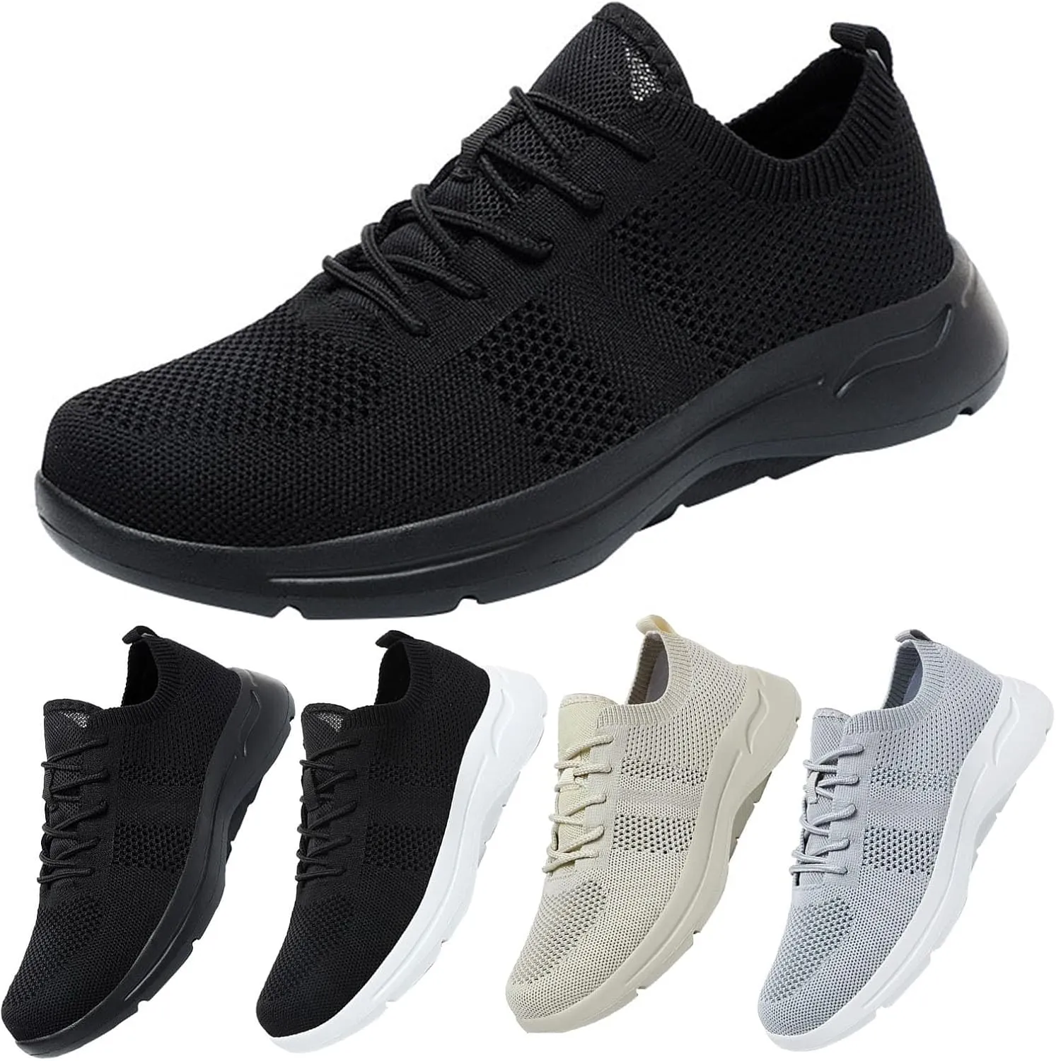 Men's Casual Dress Sneakers Oxfords Business Mesh Running Shoes for Women Casual Men Casual Dress Shoes Brown Sneakers Waterproof Tennis Shoe Trainers Shoe
