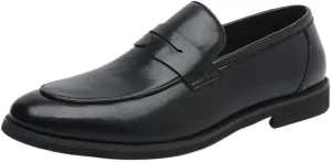 Men's Classic Cap-Toe Oxford Dress Shoes - Polished Finish with Reinforced Heel for Graduation Ceremonies